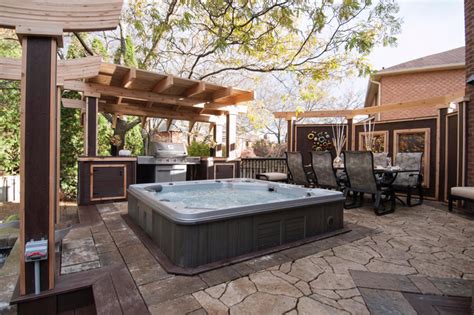 Backyard With Hot Tubs Allarchitecturedesigns