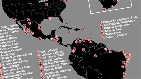 Where Are The Deadliest Cities On Earth 84 Of Them Are In Latin