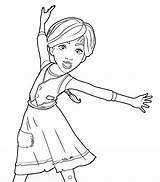 Leap Coloring Pages Felicie Movie Ballerina Félicie Printable Ballet Trailers Supercoloring Template Flats Coloring2print Categories sketch template