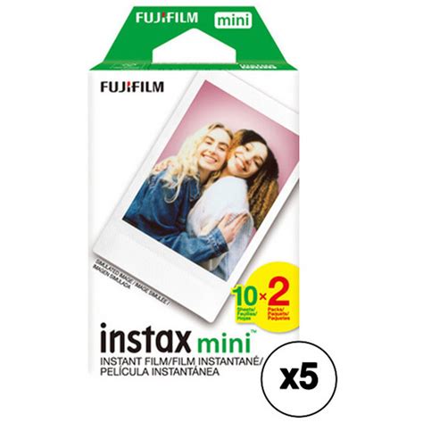 fujifilm instax mini instant film  packs   exposures bh
