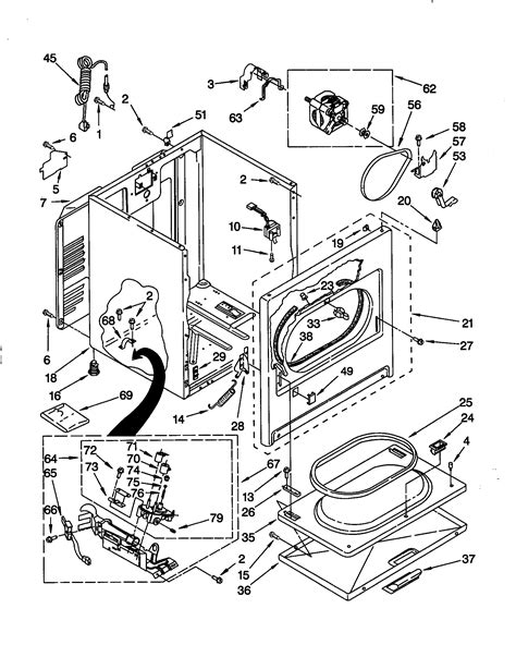 whirlpool gas dryer parts model lgreq sears partsdirect