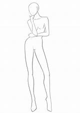 Fashion Mannequin Template Drawing Templates Figure Croquis Draw Body Poses Sketches Bases Illustration Front Idrawfashion Getdrawings บทความ Designing จาก sketch template