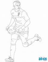 Silva Coloring Tiago Pages Soccer Players Color Choose Board sketch template