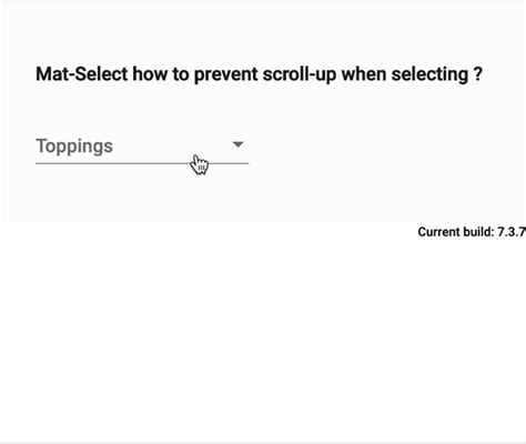 mat select  scrolling   selecting issue  angular
