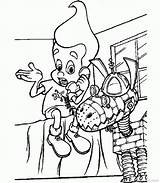 Jimmy Neutron Coloring Pages sketch template
