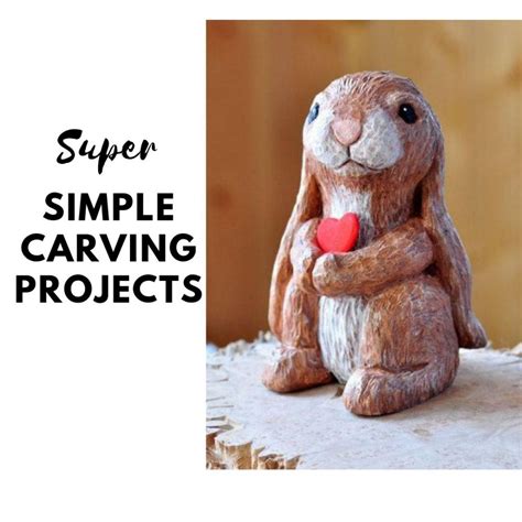 super simple wood carving projects  beginners woodcarvingu