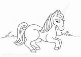 Coloring Pages Horse Kids Ponies sketch template
