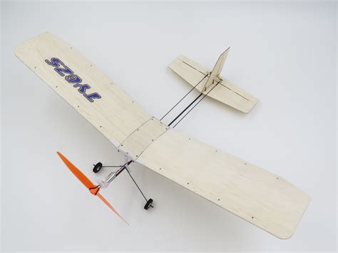 ty model   mm wingspan balsa wood laser cut rc airplane kit ebay
