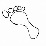 Feet Baby Template Cliparts sketch template
