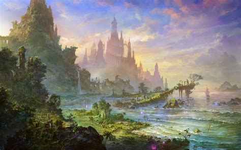 fantasy castle art