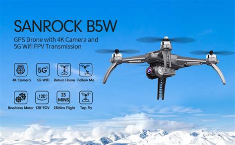 sanrock bw gps drones   uhd camera  adults beginners quadcopter  ebay