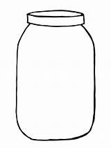 Jar Clipart Cookie Clipartbest sketch template