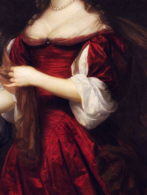 portrait  margaretha van raephorst detail johannes mijtens  oil  canvas fashion