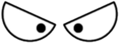 angry  angry eyes clipart png