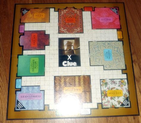 vintage  clue board game published  parker bros complete
