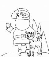 Coloring Reindeer Pages Cartoon Getcolorings Color sketch template