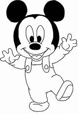 Mickey Mouse Coloring Pages Coloringme Baby Printable sketch template