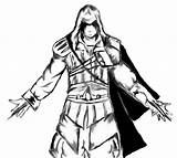 Creed Assassin Ezio Firenze Rafael Kail Auditore Da Don Coloriage Coloring sketch template