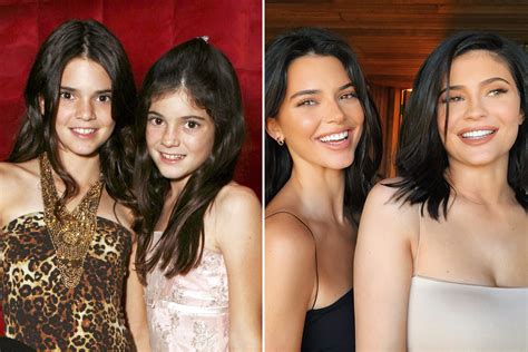 Kendall Jenner Pokes Fun At Her And Kylie Jenners Transformation Since