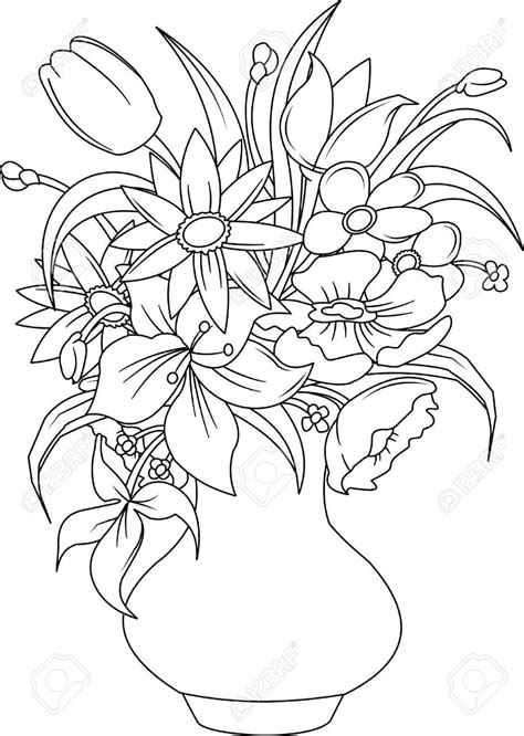 flower coloring pages flower drawing summer coloring pages