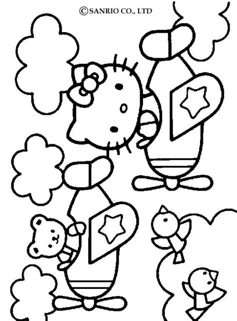 kitty coloring pages  kitty  friends  kitty