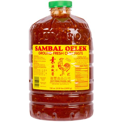 huy fong sambal oelek chili paste  lb container