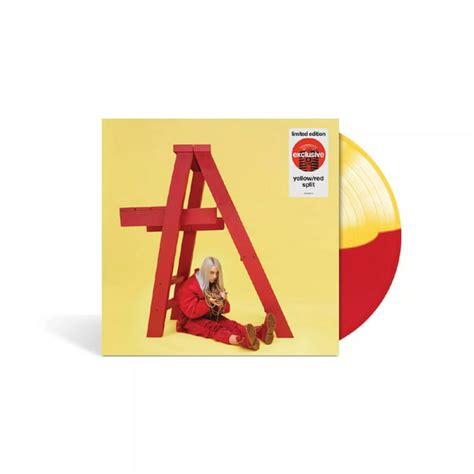 billie eilish dont smile   yellow red split vinyl exclusive vinyl lp walmartcom