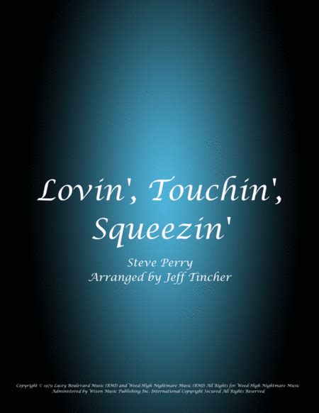 Lovin Touchin Squeezin Sheet Music Journey Piano And Vocal