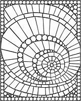 Mosaic Coloring Patterns Pages Printable Mosaics Mystery Glass Pattern Beginner Spark Mosaico Geometric Doverpublications Dover Publications Print Coloriage Template Abstract sketch template