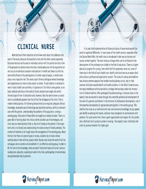 clinical nurse specialist application  reflective journal