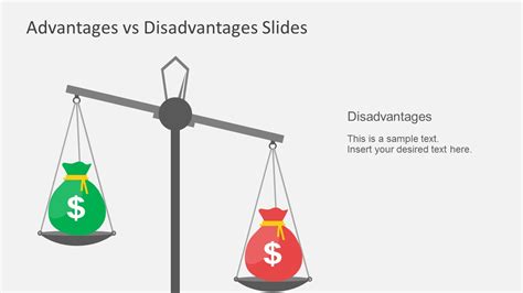 powerpoint templates advantage disadvantage  business slidemodel