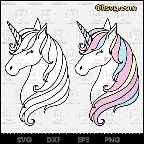 unicorn svg unicorn head svg unicorn horn svg colored unicorn digit