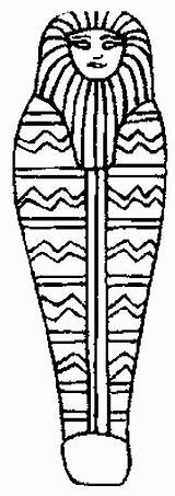 Egyptian Mummy Egypte Coffin Sarcophagus Egipto Ninos Faraoni Egitto Egypt Piramidi Agypten Kleurplaat Mummies Nazioni Kleurplaten Paises Paginas Stemmen Wecoloringpage sketch template