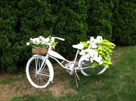 garden bicycle bicycle bike planter bicycle art