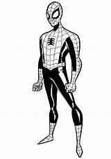 Spiderman Colorir Procoloring Filminspector sketch template