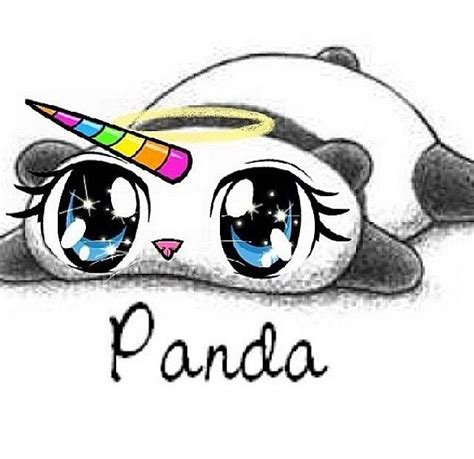 image result  cute animal drawings panda real unicorn unicorn