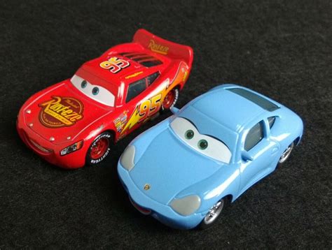 Lot Of 2 Disney Pixar Cars Lightning Mcqueen And Sally Lover Couple 1 55