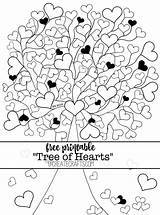 Coloring Pages Tree Heart Valentine Hearts Conversation Printable Mandala Western Country Create Adult Wedding Colouring Color Sheets Getcolorings Kids Print sketch template