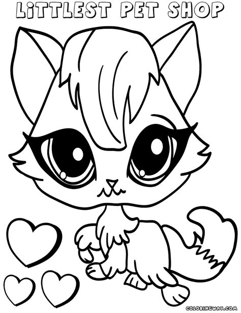 littlest pet shop coloring page coloring page   coloring home