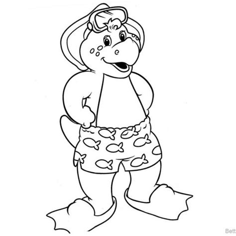 barney train coloring pages coloring pages