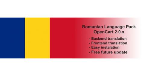 opencart romanian language pack