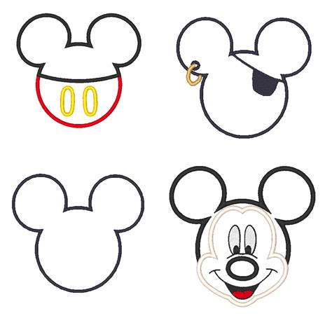 mickey mouse face svg  clip art library