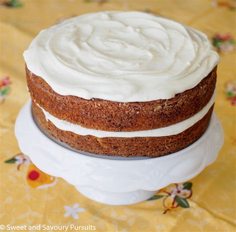 carrot cake  cream cheese frosting sweet  savoury pursuits