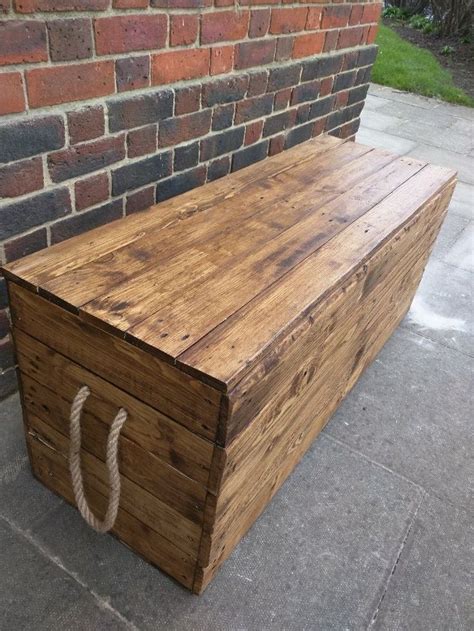 long rustic storage bench ana white pinterest wooden