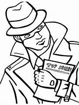 Detective Coloring Pages Spy Kids Printable Color Boys Recommended Bright Colors Favorite Choose Mycoloring sketch template