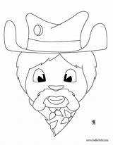 Coloring Pages Cowboy Bucking Horse Rodeo Head Bandit Clown Buffalo Color Print Hellokids Bulls Chicago Getcolorings Library Clipart Online Getdrawings sketch template