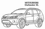 Coloring Pages Mitsubishi sketch template