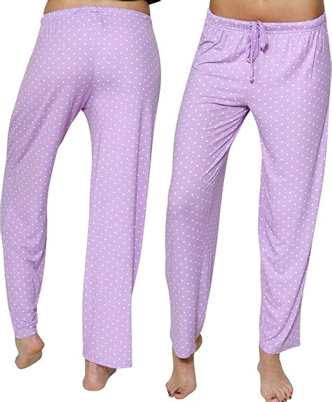 3 Pack Womens Soft Flex Cotton Knit Pajama Pants Soft Knit Set A