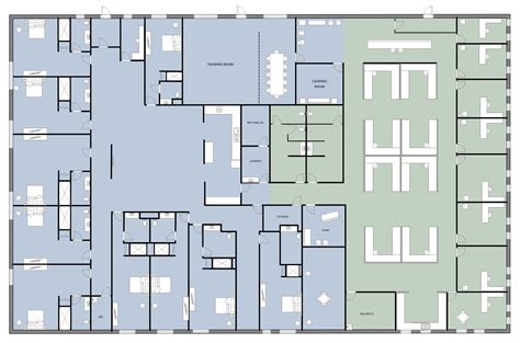 editable hospital floor plan examples templates edrawmax