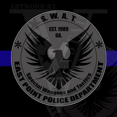 East Point Police Department Swat Team Logo By V5tar On